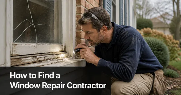 How to Find a Window Repair Contractor